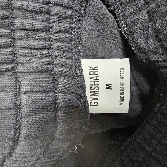 Gymshark black jogger sweats pants medium gym workout lounge - Picture 3 of 3